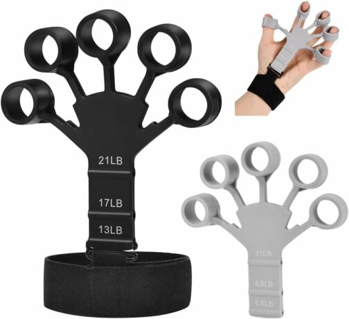 Vicloon Hand Grip Musculation, Musculation Main Kit, Entraîneur de Doigts, Pi