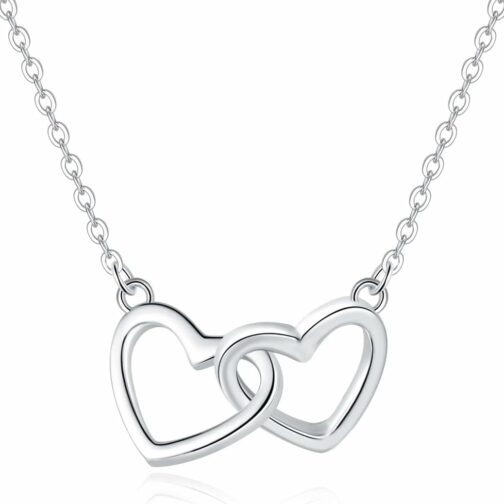 LuLiyLdJ Collier femme personnalisé, pendentif en forme de cœur, inclus pour