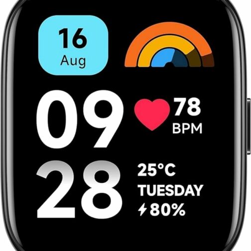 Xiaomi Montre connectée Redmi Watch 3 Active avec du Bracelet Noir