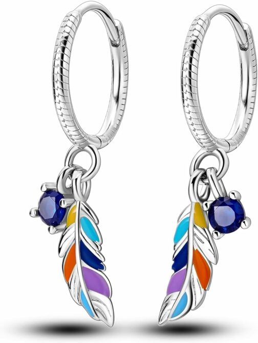 NARMO DAngle Drop boucles d'oreilles 925 argent sterling femmes zircone cubiq
