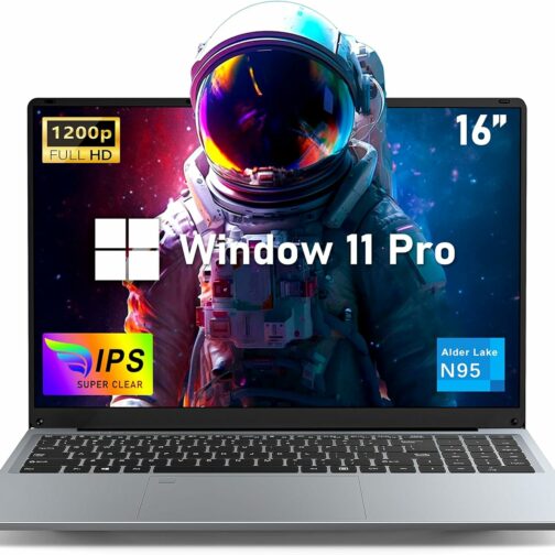 NIAKUN Ordinateur Portable, 16 inch N95 Processor Pc Portable RAM 16GB+SSD 51