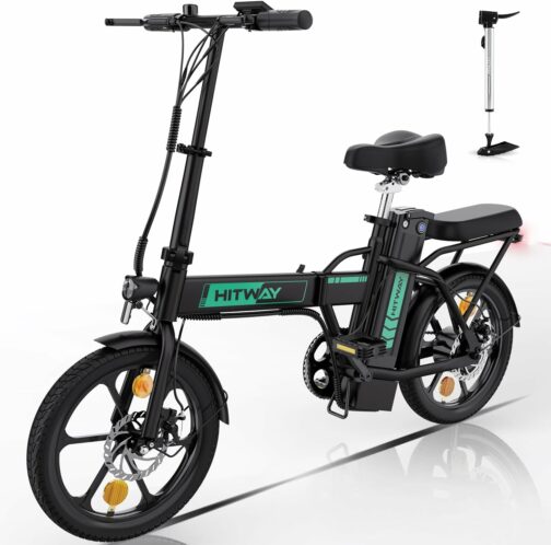 HITWAY Vélo électrique E-Bike Pliable Vélos de Ville Batterie au Lithium 36V/