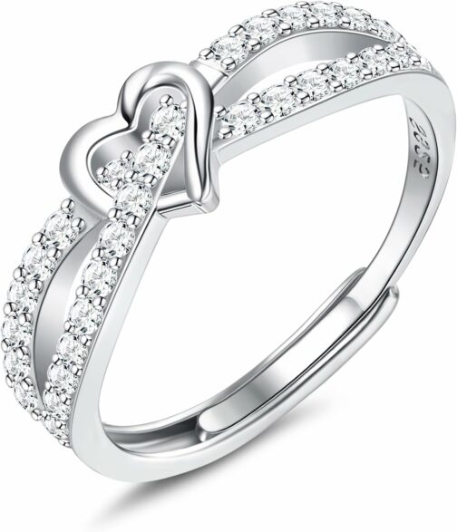 MILACOLATO 925 Bagues en argent sterling pour femmes