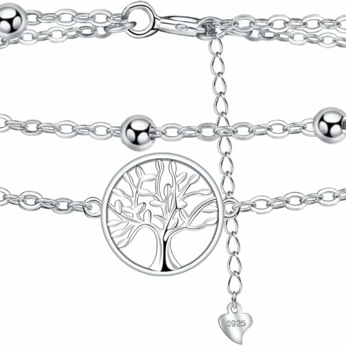 J.MUEN Bracelet Femme Bijoux Cadeaux Argent Sterling 925 Pendentif Mignon Bij