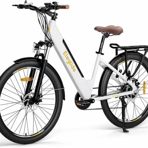 Eleglide Vélos électriques T1 Step-Thru, Vélo électrique de 27,5 Pouces,Batte