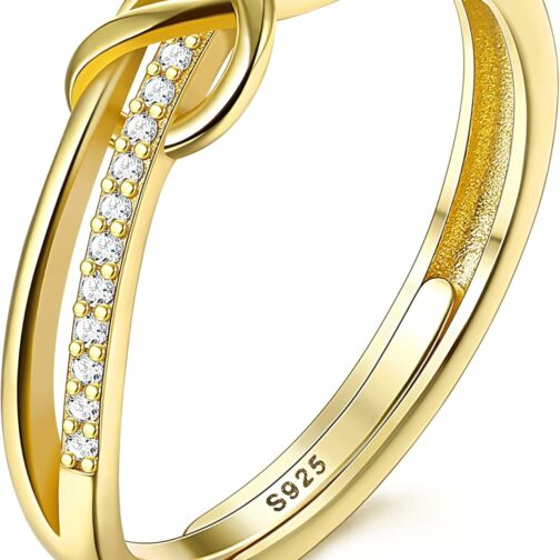 JeweBella Bague Femme en Argent 925 Élégant Bague