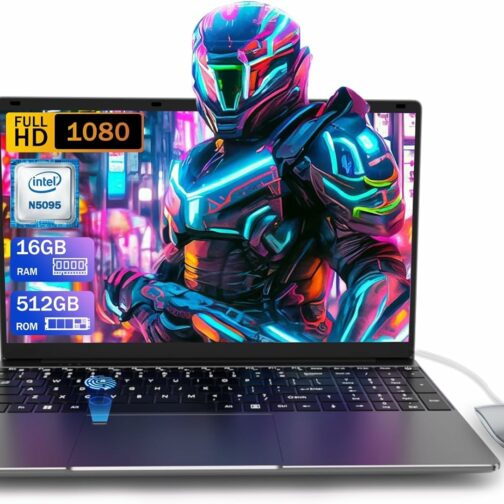 PINSTONE PC Portable Ordinateur 16 Go RAM LPDDR4 512 Go SSD 15,6 Pouces UHD C