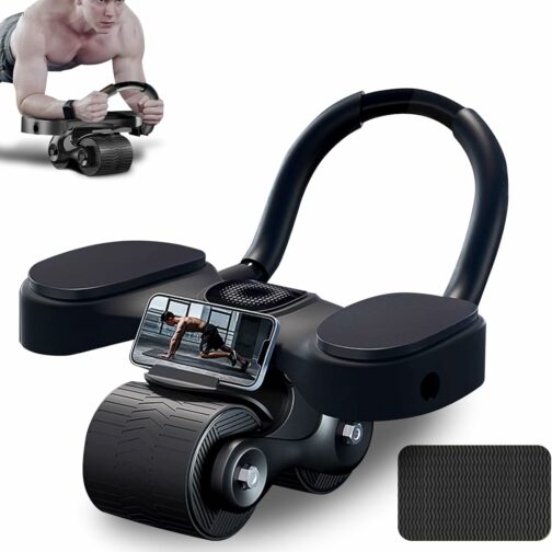 Rouleau Abdominale à Rebond Automatique, Roulette Abdominaux, Roue Abdominale