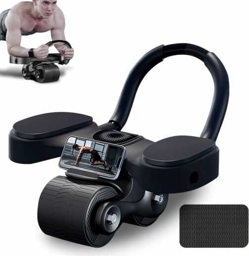 Rouleau Abdominale à Rebond Automatique, Roulette Abdominaux, Roue Abdominale