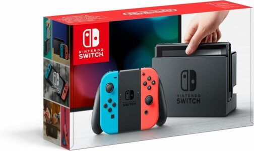Console Nintendo Switch avec Joy-Con - bleu néon/rouge néon