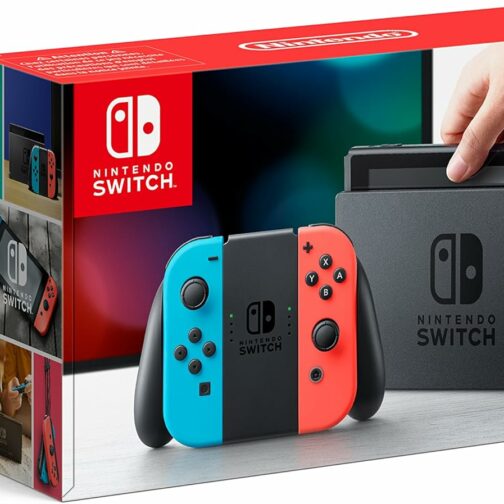 Console Nintendo Switch avec Joy-Con - bleu néon/rouge néon