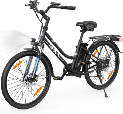 VARUN Vélo Électrique, Velo Electrique Adulte 26 Pouces, Moteur 250W, Batteri