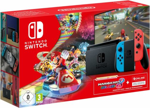 Console Nintendo Switch Mario Kart 8 Deluxe (Code de telechargement du jeu &