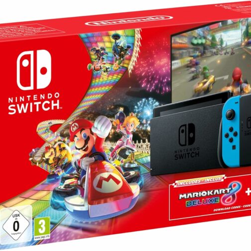 Console Nintendo Switch Mario Kart 8 Deluxe (Code de telechargement du jeu &