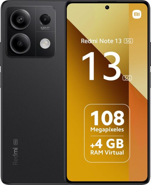 Xiaomi Redmi Note 13 5G, Dual, 128GB 6GB Ram, Graphite Black