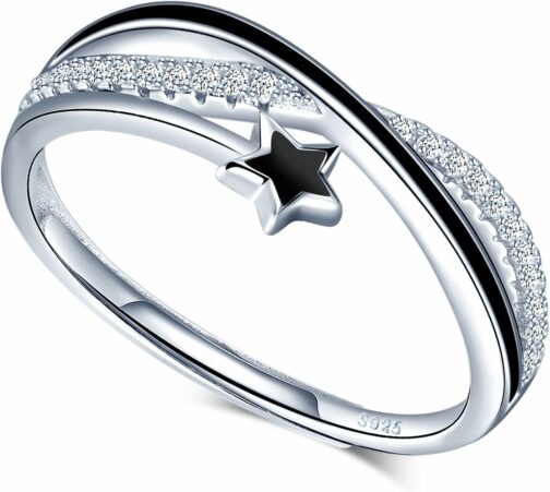 MICGIGI bague ouverte en argent sterling