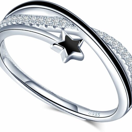 MICGIGI bague ouverte en argent sterling