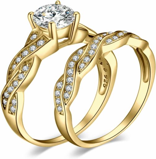 JewelryPalace 1.5ct Zircone Cubique Infini Bague Femme